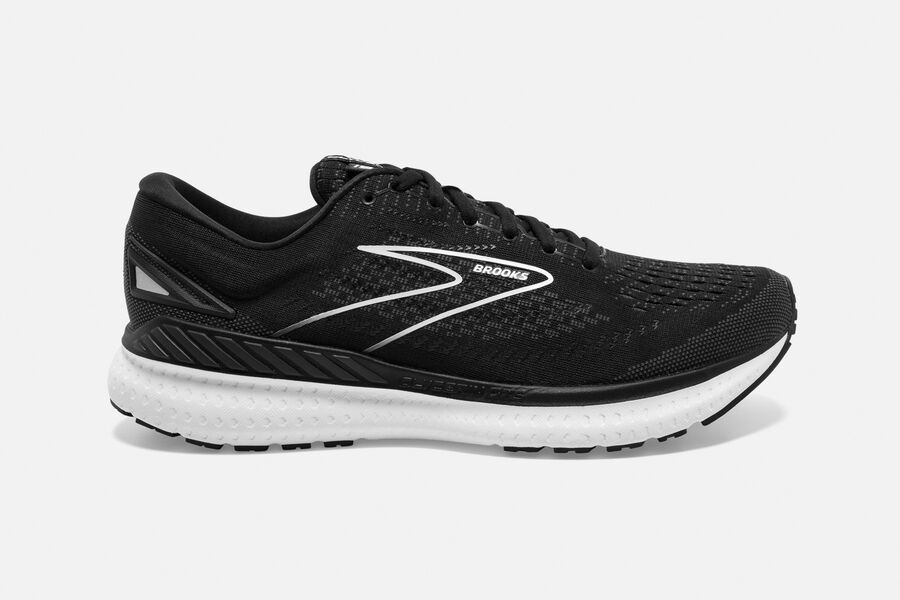 Brooks Glycerin GTS 19 Road Running Shoes Womens Black/White 978605-FAK